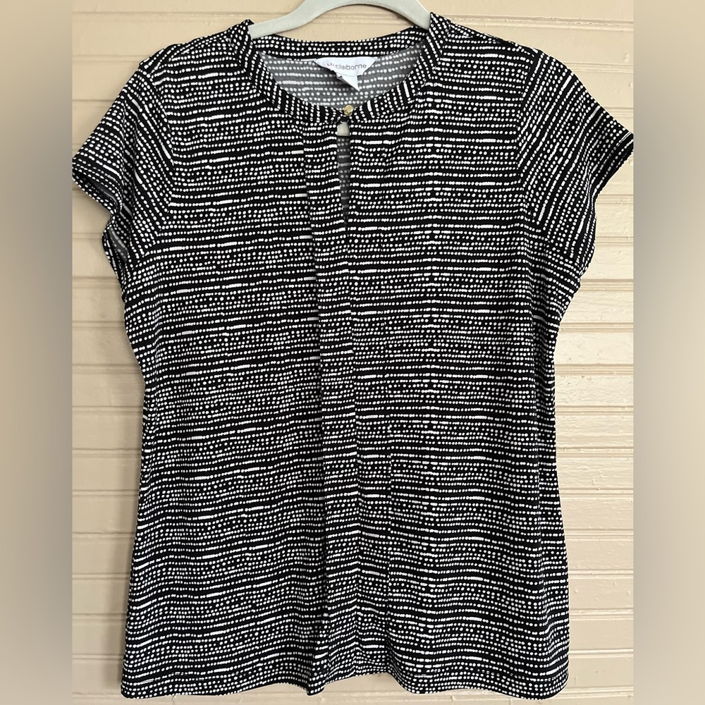 Liz Claiborne Black and White Women's Top Size S